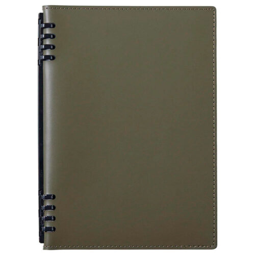 King Jim – Caderno de Argolas Lezaface U Tefrenu – Verde Azeitona