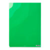 midori_capa_verde_01 Midori - Pasta Transparente A4 com 7 Bolsas – Gradiente Verde