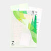 midori_capa_verde_03 Midori - Pasta Transparente A4 com 7 Bolsas – Gradiente Verde