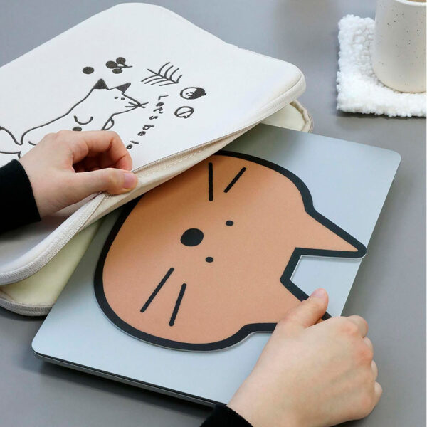 Iconic – Tapete de Rato Doodle Colorful 05 – Gato Castanho